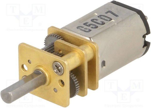 2209, Двигатель: DC, с редуктором, LP, 6ВDC, 360мА, Ось: D профиль, 75: 1