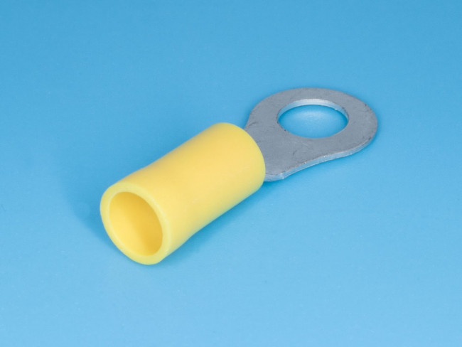 VF5.5-6 (SG57615) (TRI-5.5-6), Клемма тип "О" 6.4мм, изолированная, провод 2.5-6.0мм² (желтая)