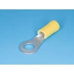 VF5.5-6 (SG57615) (TRI-5.5-6), Клемма тип "О" 6.4мм, изолированная, провод 2.5-6.0мм² (желтая)