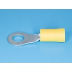 VF5.5-6 (SG57615) (TRI-5.5-6), Клемма тип "О" 6.4мм, изолированная, провод 2.5-6.0мм² (желтая)