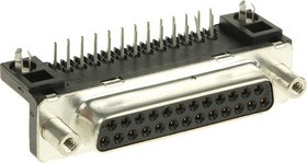 D25S13A4GV00LF, D-Sub Standard Connectors 25P RA SOLDER FEMALE EUROPE STANDARD D25S13A4GV00LF, D-Sub Standard Connectors 25P RA SOLDER FEMALE EUROPE STANDARD