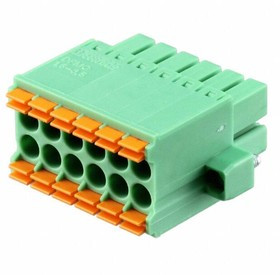 1790331, Pluggable Terminal Blocks 6 Pos 3.5mm Dbl Row Plug 24-16AWG Spring 1790331, Pluggable Terminal Blocks 6 Pos 3.5mm Dbl Row Plug 24-16AWG Spring
