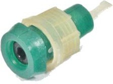 Клемма приборная, 7,7x14 d6мм, желтый, на блок, отверстие 1,6/dМ6мм, 1HP, Г-1,6