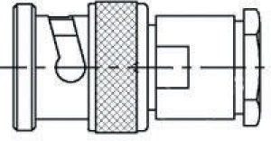 1-1478162-0, 75 Straight Cable Mount, BNC Connector, Plug, URM 70 1-1478162-0, 75 Straight Cable Mount, BNC Connector, Plug, URM 70