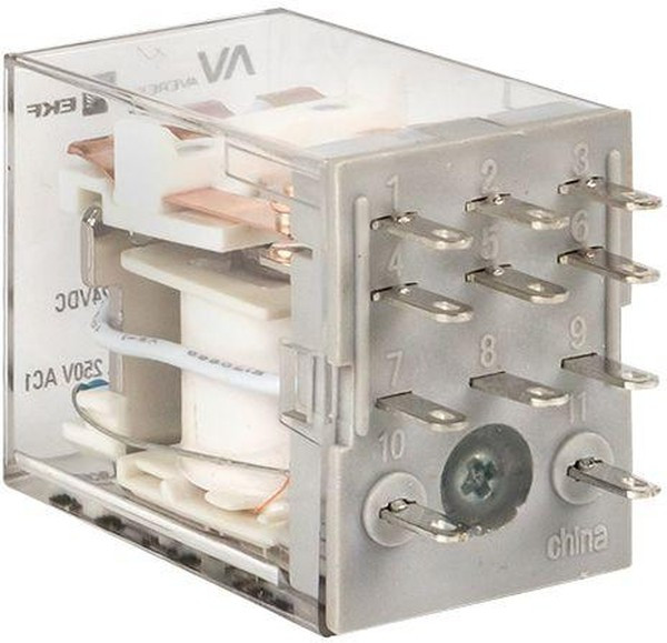 Реле промежуточное RPA 22/3 6А 24В DC AVERES EKF rpa-22-3-24DC Реле промежуточное RPA 22/3 6А 24В DC AVERES EKF rpa-22-3-24DC