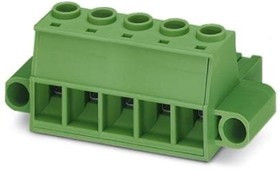 1913604, Pluggable Terminal Blocks 5 Pos 10.16mm pitch Plug 18-8 AWG Screw