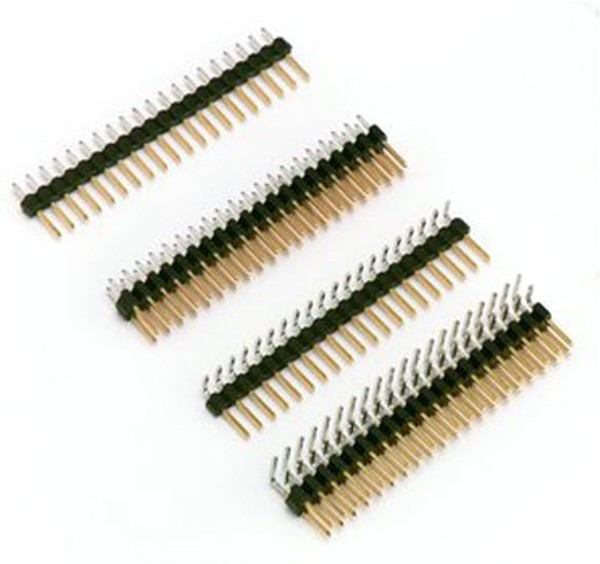 2302-6111TG, Headers &amp; Wire Housings 2P STRT 1 ROW GOLD