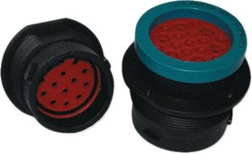 HDP26-24-31PE-L015, Circular Connector, 31 Contacts, Bulkhead Mount, Plug, Male, IP67, HDP20 Series