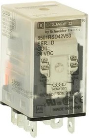 8501RSD44P14V53, General Purpose Relays RELAY 250VAC 10A TYPE R