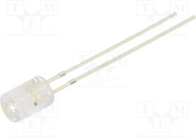 OSW5DK5GA1B-5V, LED; 5mm; white cold; 1120?1560mcd; 100°; Front: flat; 5V; -30?85°C
