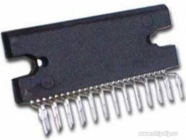 TDA7388, Усилитель низкой частоты 4х41Вт QUAD BRIDGE [FLEXIWATT-25]