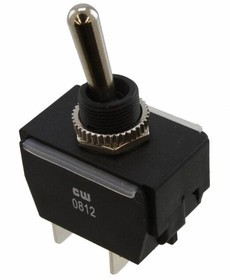 GTS448F101AHR, Toggle Switches DPST, On-Off