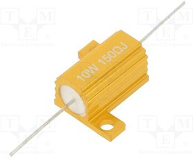 AHP10W-150RJ, Резистор: проволочный, с радиатором, 150Ом, 10Вт, ±5%, 50ppm/°C