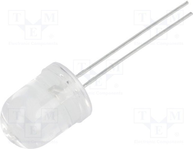 LL-1004WC2D-W6-1PD, LED; 10mm; white warm; 8500?11000mcd; 30°; Front: convex; 2.8?3.8V LL-1004WC2D-W6-1PD, LED; 10mm; white warm; 8500?11000mcd; 30°; Front: convex; 2.8?3.8V