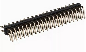 PLD-40R (DS1022-2x20), Вилка 2.54мм 2х20pin угловая тип1