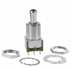 M2024BB1W01, Toggle Switches ON-ON-ON SP3T M2024BB1W01, Toggle Switches ON-ON-ON SP3T