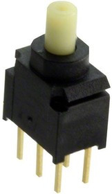 800UDP8P1A1M2RE, Pushbutton Switches Pushbutton, DPDT , On-(On), Through Hole, White, IP67