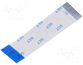 05-24-D-0050-A, FFC cable; Cores: 24; Cable ph: 0.5mm; L: 50mm; 60V; Plating: tinned