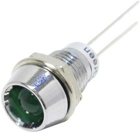 R9-104L-12-GD, LED Panel Mount Indicators Green Diffused 2.0 Volt R9-104L-12-GD, LED Panel Mount Indicators Green Diffused 2.0 Volt