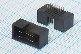 Разъем (IDC) BH1,27-14 вилка, шаг P1.27x2.54, контакты 14P, на плату, BH1.27-14