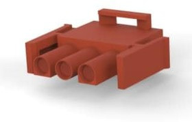1-480700-1, Pin &amp; Socket Connectors PLUG HOUSE 3 POS BROWN UL94V-2