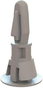 CRLCBSRE-4-01, Standoffs &amp; Spacers CB Spt,Reverse Mnt,Natural,1/4 in Spc, CB Spt,Reverse Mount,Natural