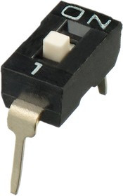IKD0100101, 1 Way Through Hole DIP Switch SPST, Raised Actuator Slide Actuator
