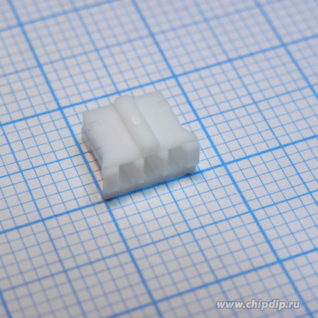 PHR-3, Вилка, провод-плата, "мама", PH, 2мм, PIN: 3, без контактов, 100В, 2А