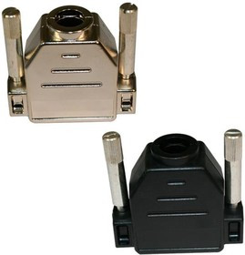 973-025-020R121, D-Sub Backshells 25P TOP ENTRY METALIZED PLASTIC