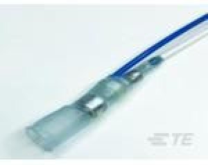 B-040-22-N-CS4118, Coaxial Terminal 22AWG Silver Blue Transparent F 30mm Tin