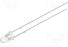 OSYYJ23131A, Светодиод, 3мм, биполярный, желтый, 1120-1560мкд, 30°, LED AC