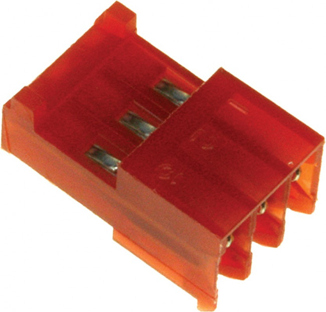 3-643813-3, Headers & Wire Housings 3P 22AWG TIN CLSD WITH TAB W/RED STRPE 3-643813-3, Headers & Wire Housings 3P 22AWG TIN CLSD WITH TAB W/RED STRPE