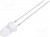 OSW5DK5201A, LED; 5mm; white cold; 72000?80000mcd; 8°; Front: convex; 2.9?3.6V