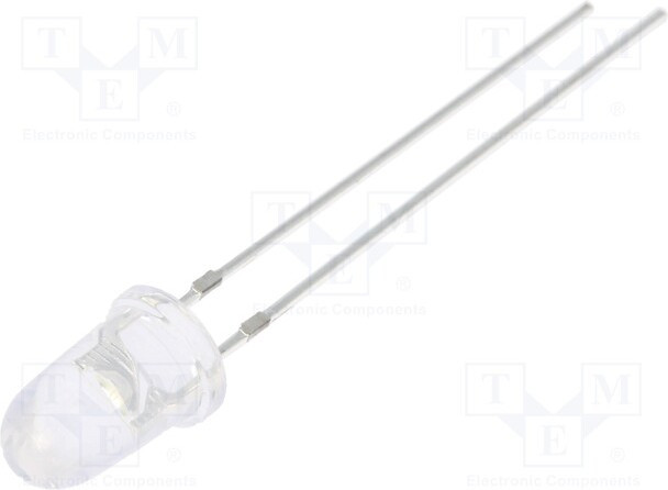 OSW5DK5201A, LED; 5mm; white cold; 72000?80000mcd; 8°; Front: convex; 2.9?3.6V OSW5DK5201A, LED; 5mm; white cold; 72000?80000mcd; 8°; Front: convex; 2.9?3.6V