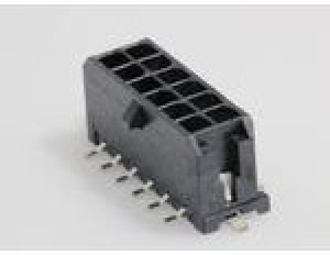 0430451218, Conn Wire to Board HDR 12Power POS 3mm Solder ST Top Entry SMD Micro-Fit 3.0 T/R 0430451218, Conn Wire to Board HDR 12Power POS 3mm Solder ST Top Entry SMD Micro-Fit 3.0 T/R
