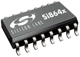 SI8641BB-B-IS1, Digital Isolators Quad Ch 2.5kV Isolator, 150M, 3/1, NB SOIC16, lead free
