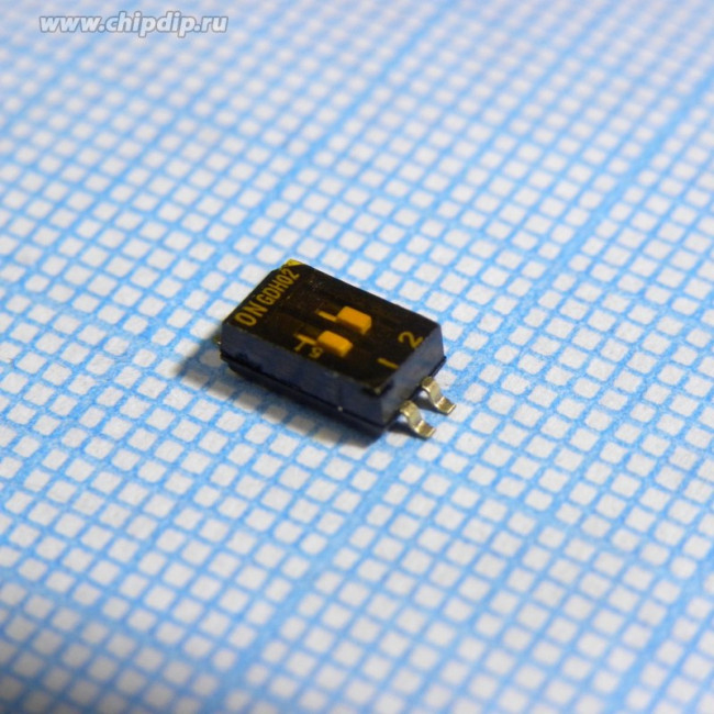 1571983-1, DIP-переключатель 2pin черный