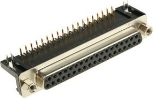 37 Way Right Angle Through Hole D-sub Connector Socket 37 Way Right Angle Through Hole D-sub Connector Socket