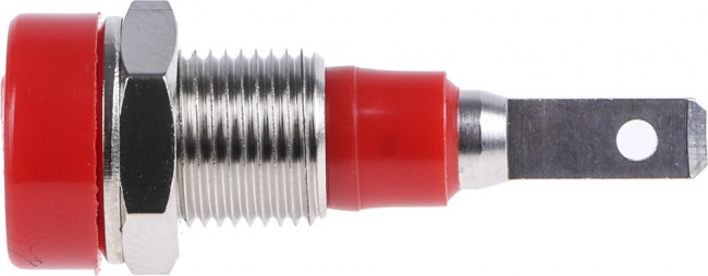 23.0030-22, Red Female Banana Socket, 2mm Connector, Tab Termination, 10A, 30 V, 60V dc