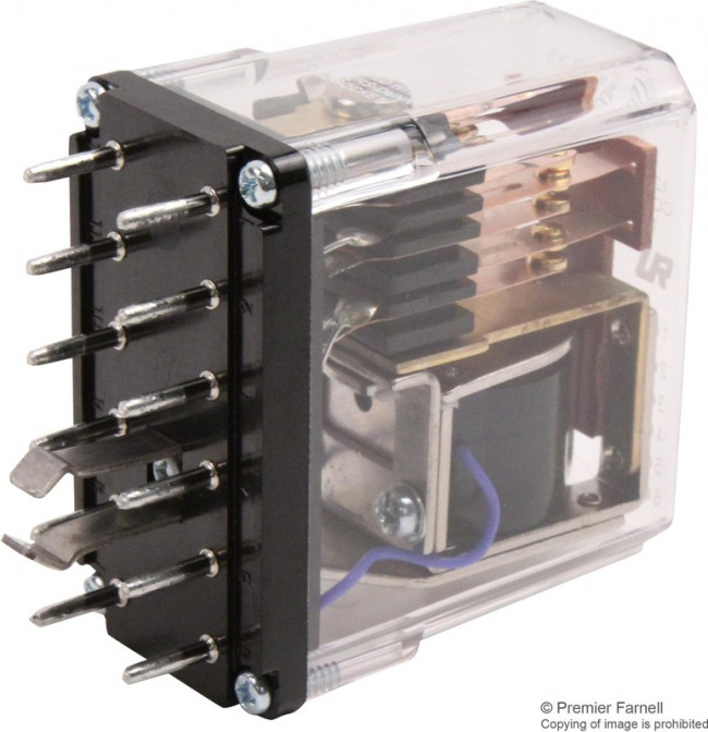 219BBXP 120VAC, RELAY, DPDT-NO, 240VAC, 28VDC, 10A 219BBXP 120VAC, RELAY, DPDT-NO, 240VAC, 28VDC, 10A