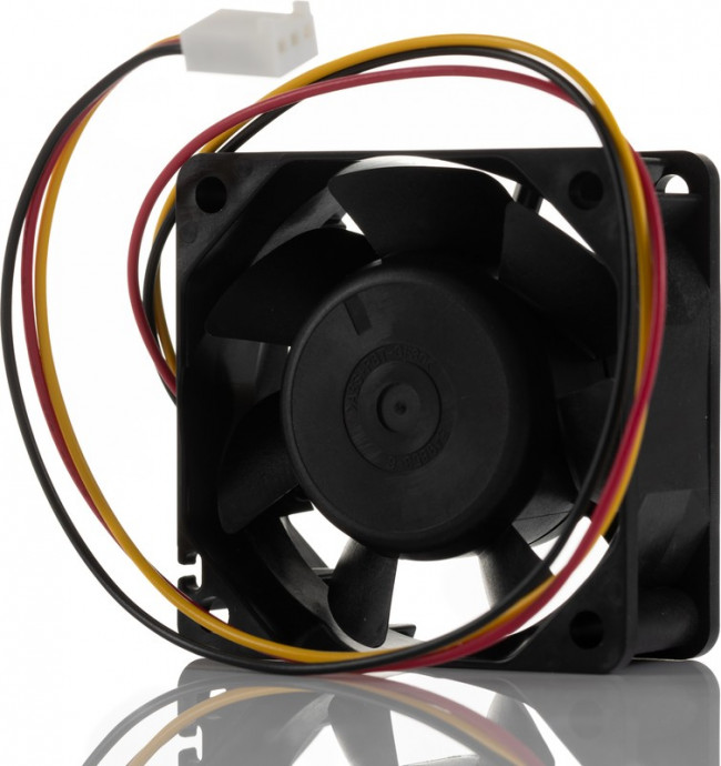 9A0612G422, Axial Fan, 12 V dc, DC Operation, 27.6cfm, 2.88W, 240mA Max, 60 x 60 x 25mm 9A0612G422, Axial Fan, 12 V dc, DC Operation, 27.6cfm, 2.88W, 240mA Max, 60 x 60 x 25mm