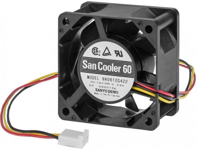 9A0612G422, Axial Fan, 12 V dc, DC Operation, 27.6cfm, 2.88W, 240mA Max, 60 x 60 x 25mm 9A0612G422, Axial Fan, 12 V dc, DC Operation, 27.6cfm, 2.88W, 240mA Max, 60 x 60 x 25mm