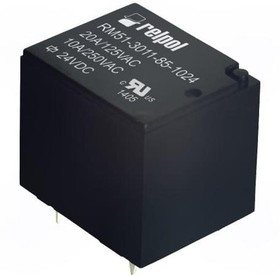 RM513011851024, Реле: электромагнитное, SPDT, Uобмотки: 24ВDC, 10A/250ВAC, 10А