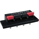 CH1-0402B, клеммник нажимной 4 контакта 24х70мм (аналог MPT-262)