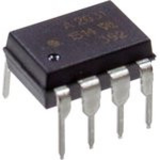 HCPL-2631-000E, высокоскоростная оптопара 2 канала 10MBd PDIP-8