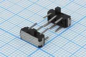 Переключатель движковый 9,0x3,5h2,0, 6P, 0,3А 50В, DPDT, угловой, MK-22D10