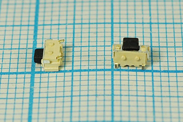 Переключатель тактовый угловой 4.5x1.7x3.5мм, высота 1.2мм; №2628 ПКнТакт 4,5x 1,7x 3,5\h 1,2\угл\NO\\SMD\TD-610EA\
