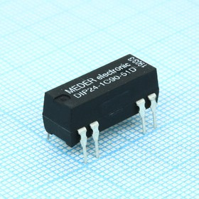 DIP24-1C90-51D, Reed Relays 1 Form C,SPDT-ChgOvr 24V DIP w/Diode