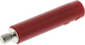 23.1031-22, Red Female Banana Socket, 4 mm Connector, Screw Termination, 32A, 600V, Nickel Plating