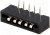 DS1020-05RT1D, (FB-05R), FPC разъем для шлейфа на плату угловой 5pin, шаг 2.54мм